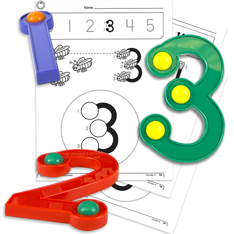 3-D Numerals Kit for Home School