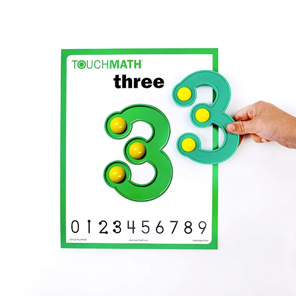 Kindergaten Magnetic 3-D Numerals