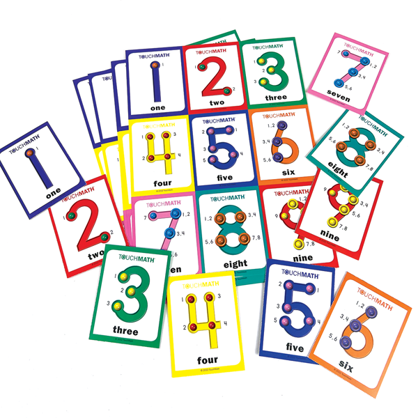 TouchMath Student Number Cards Detail